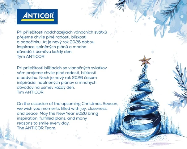 Od 16.12.2025 do 4.1.2026 bude firma uzavřena